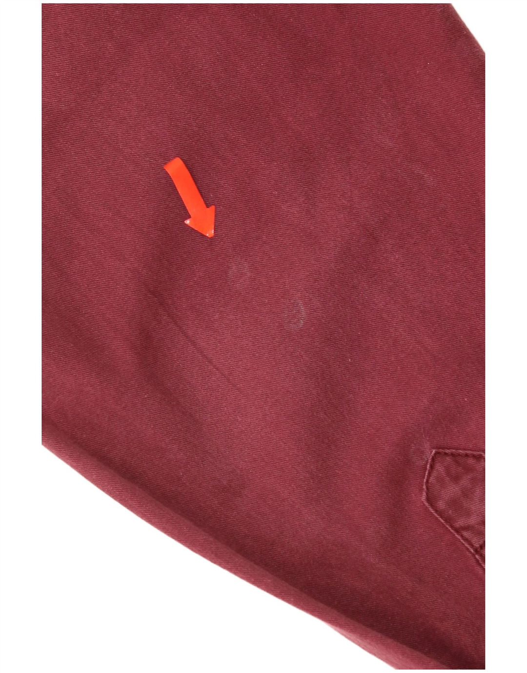 Wrangler Mens Shirt Medium Burgundy Cotton