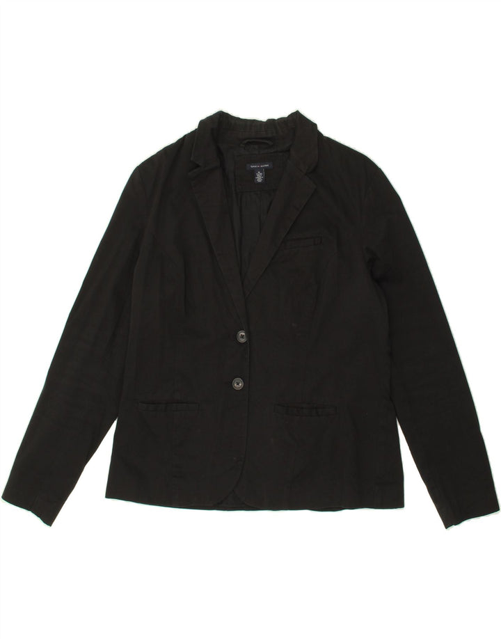 TOMMY HILFIGER Womens 2 Button Blazer Jacket UK 18 XL Black Cotton Vintage Tommy Hilfiger and Second-Hand Tommy Hilfiger from Messina Hembry 
