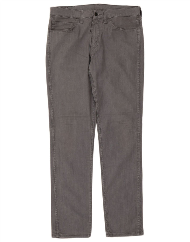 Levi's Mens 511 Slim Jeans W34 L34 Grey Cotton
