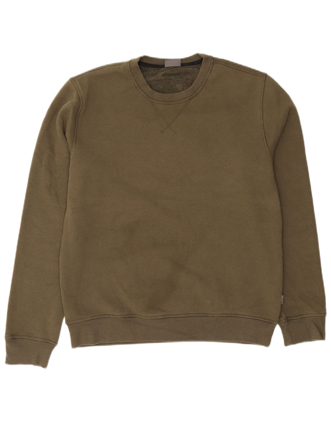 Eddie Bauer Mens Sweatshirt Jumper Medium Khaki Cotton