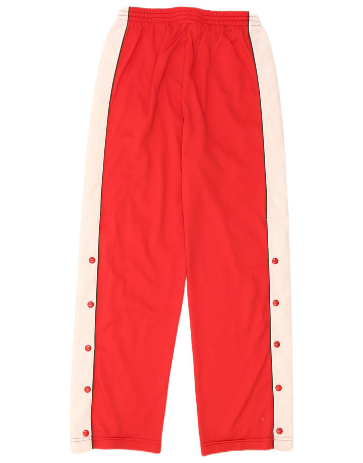 Vintage Womens Tracksuit Trousers IT 40 Small Red Colourblock Polyester