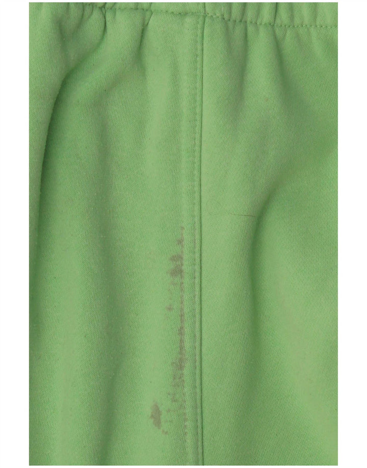 ADIDAS Womens Tracksuit Trousers Joggers UK 12 Medium Green Cotton