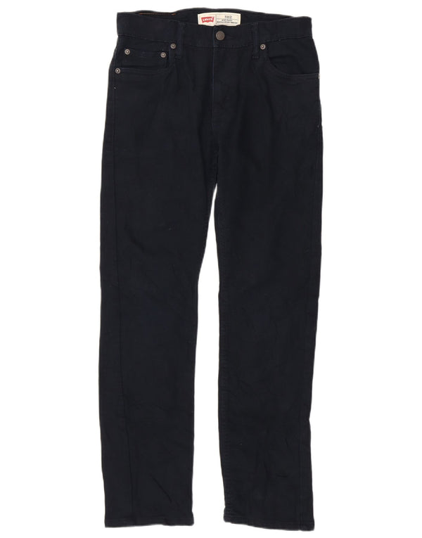 Levi's Boys 511 Casual Trousers 15-16 Years W28 L28 Navy Blue Cotton