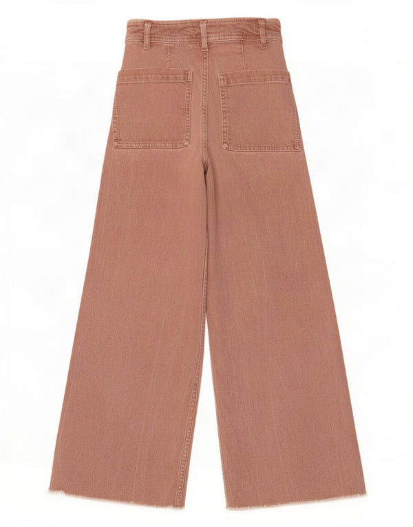 Zara Womens Wide Leg Jeans EU 32 2XS W22 L24 Pink