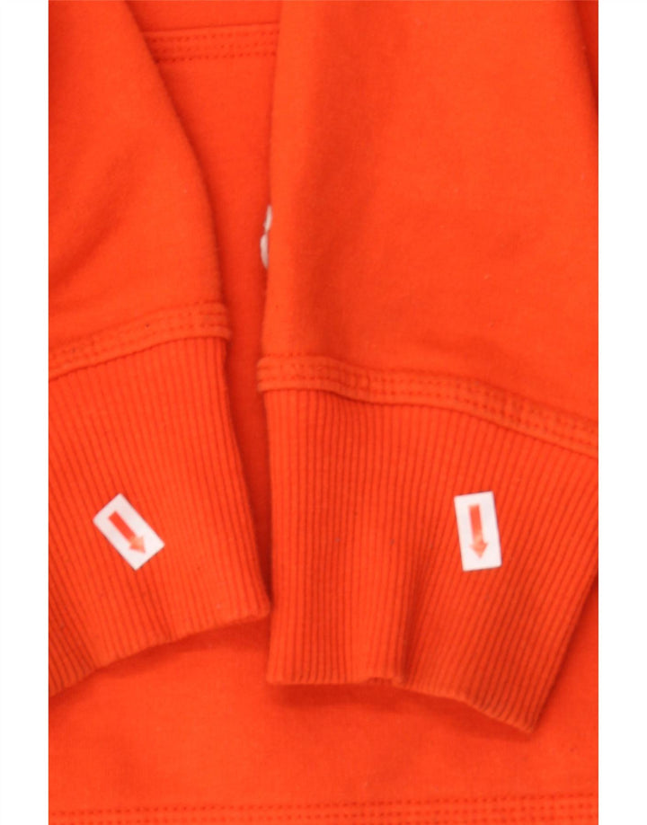 CHAMPION Mens Graphic Hoodie Jumper Medium Orange Cotton Vintage Champion and Second-Hand Champion from Messina Hembry 