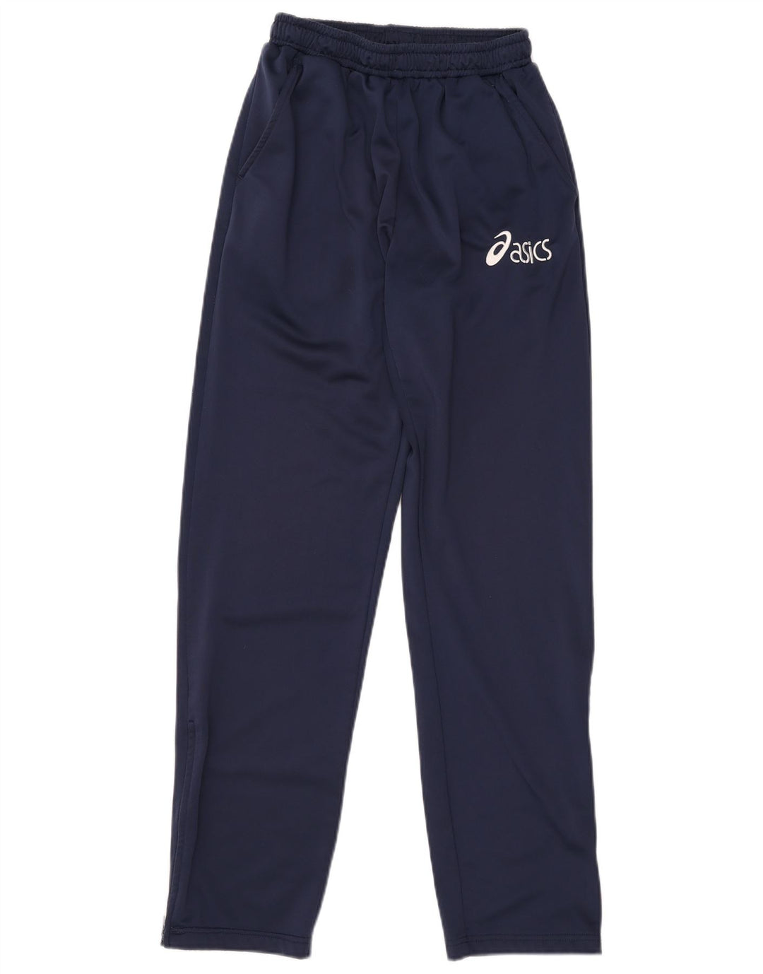 Asics Mens Tracksuit Trousers Medium  Navy Blue Polyester