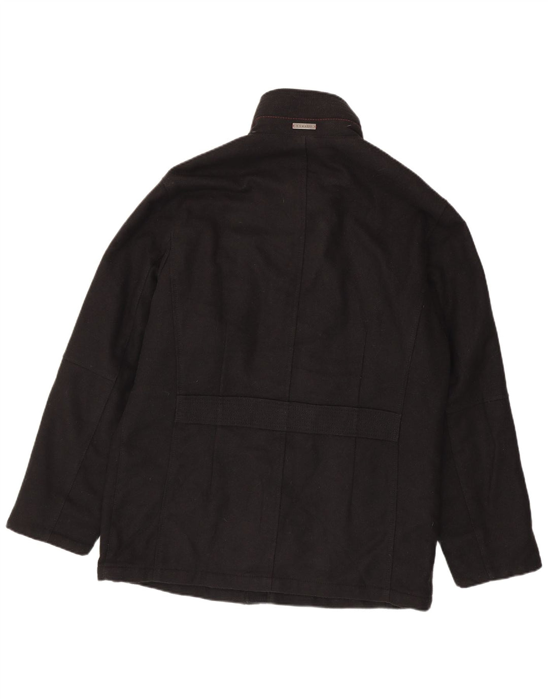 Bugatti Mens Windbreaker Coat IT 52 XL Black Wool