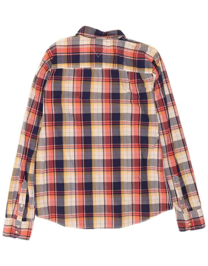 Tommy Hilfiger Mens Shirt XL Multicoloured Check Cotton