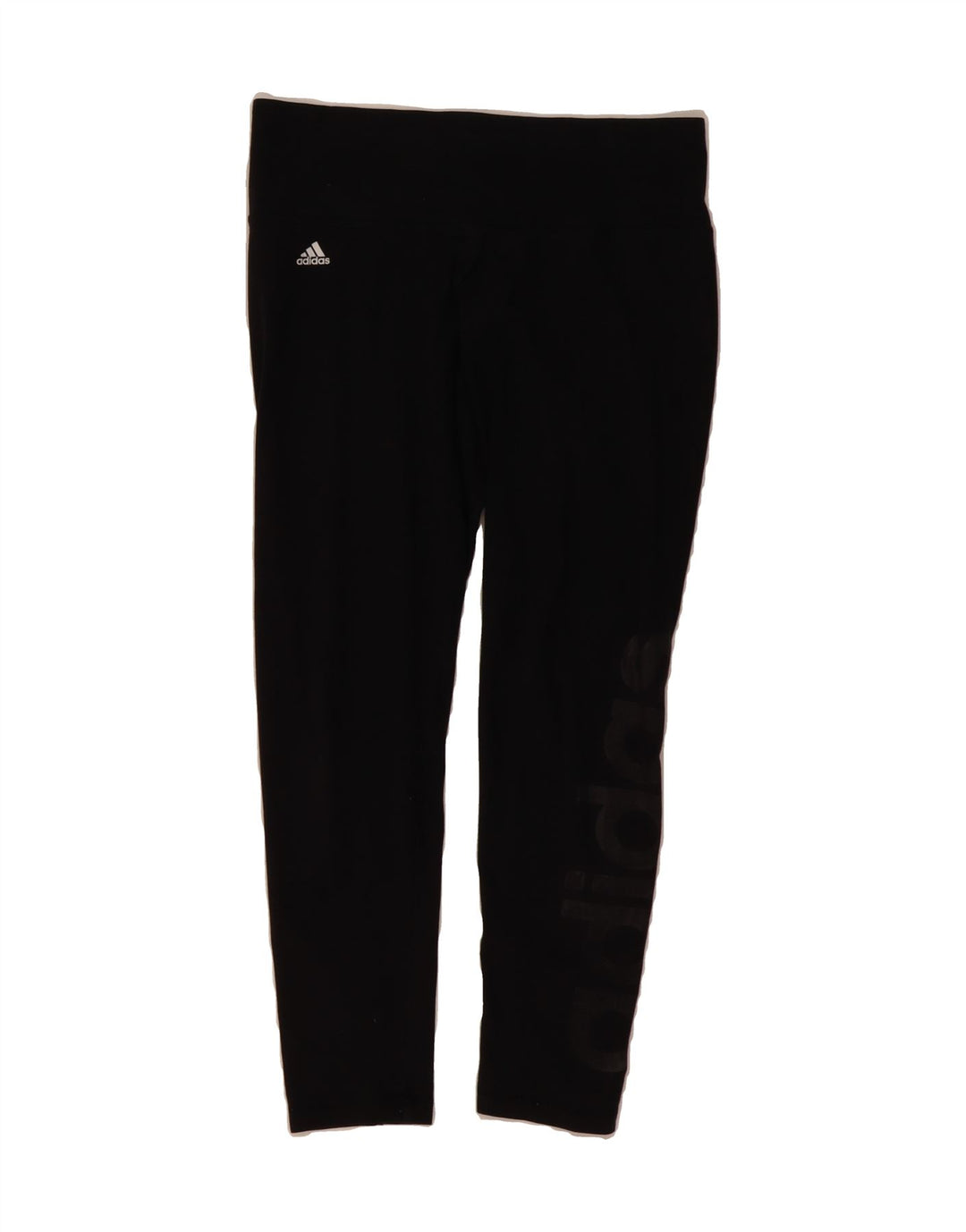 ADIDAS Womens Climalite Leggings UK 8/10 Small  Black Polyester Vintage Adidas and Second-Hand Adidas from Messina Hembry 