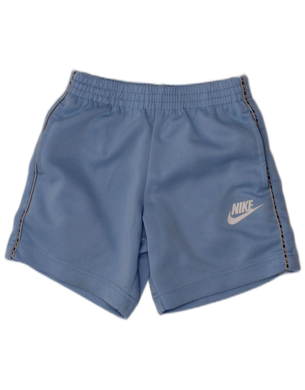 Nike Boys Sport Shorts 3-4 Years XS Blue Polyester