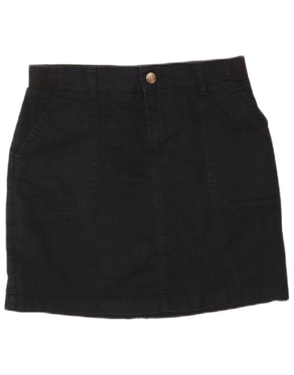Lee Womens Regular Fit Skort US 8 Medium Black Cotton