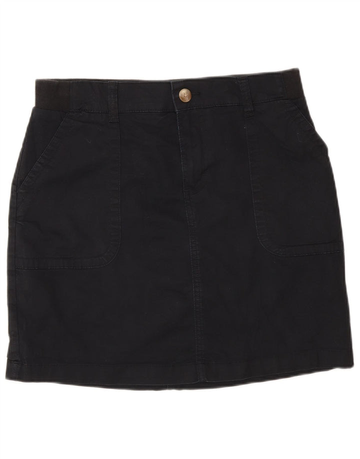 Lee Womens Regular Fit Skort US 8 Medium Black Cotton