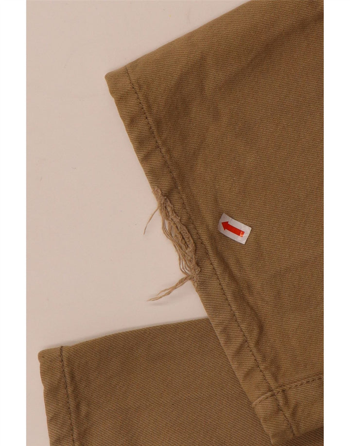 Levi's Mens 501 Straight Jeans W36 L30 Beige Cotton