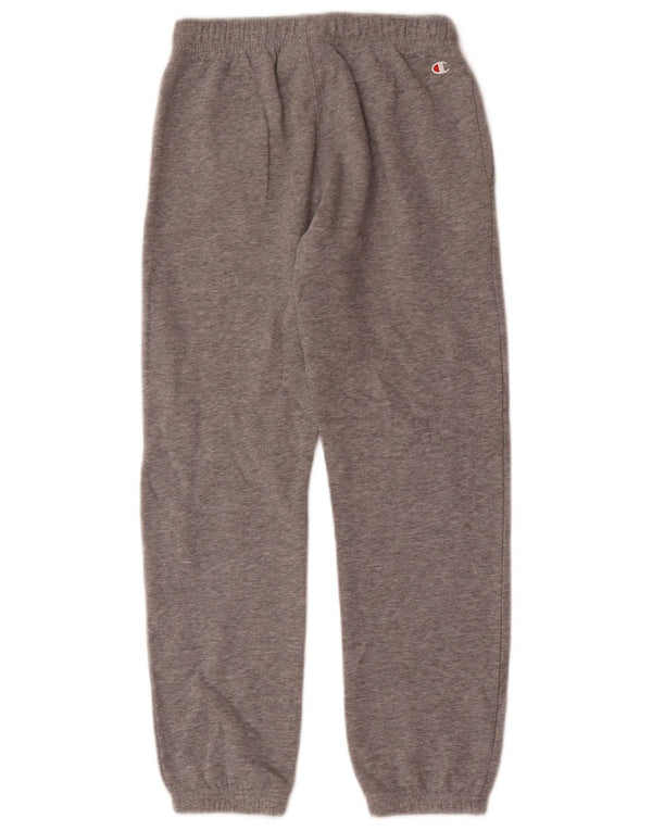 Champion Boys Tracksuit Trousers Joggers 9-10 Years Medium Grey Flecked