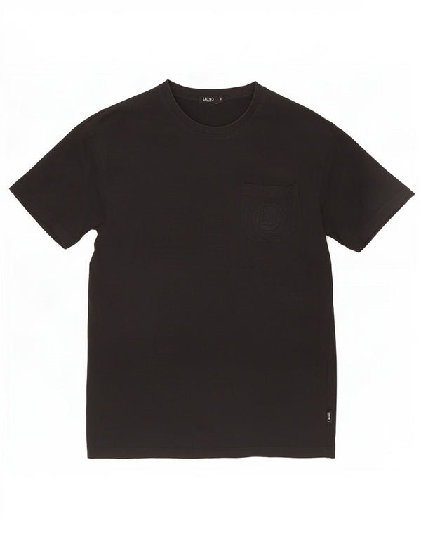 Liu Jo Mens T-Shirt Top Small Black Cotton
