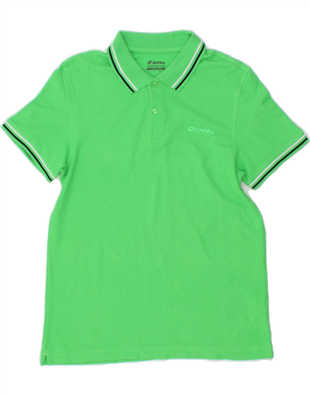 LOTTO Mens Polo Shirt Small Green Cotton Vintage Lotto and Second-Hand Lotto from Messina Hembry 