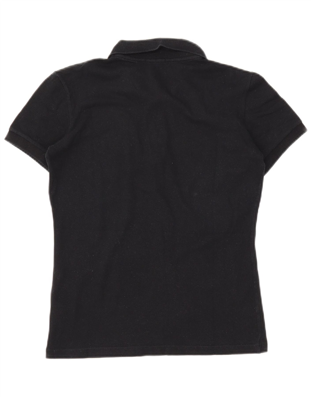 FRED PERRY Womens Polo Shirt UK 16 Large Black Cotton