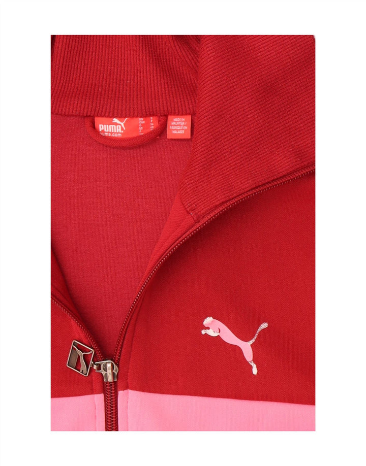 PUMA Womens Tracksuit Top Jacket UK 10 Small  Multicoloured Colourblock Vintage Puma and Second-Hand Puma from Messina Hembry 