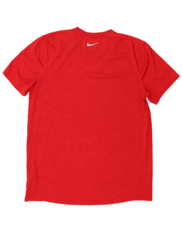 Nike Mens Dri Fit T-Shirt Top Large Red Polyester