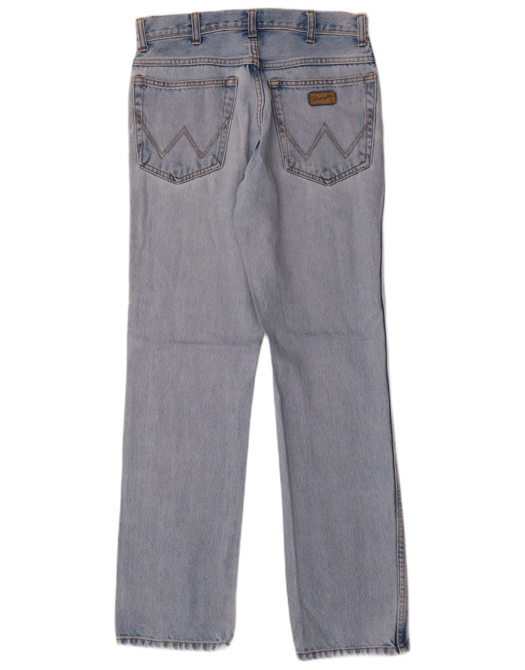 WRANGLER Mens Regular Fit Straight Jeans W32 L32 Blue Cotton