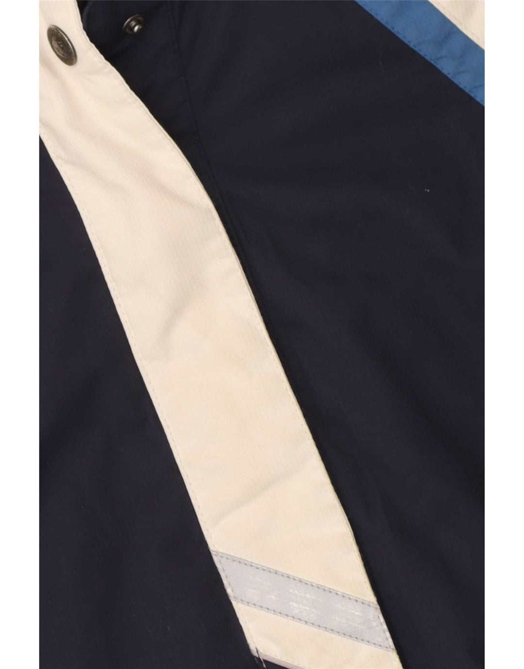 Iguana Womens Hooded Ski Jacket EU 40 Medium Navy Blue Colourblock