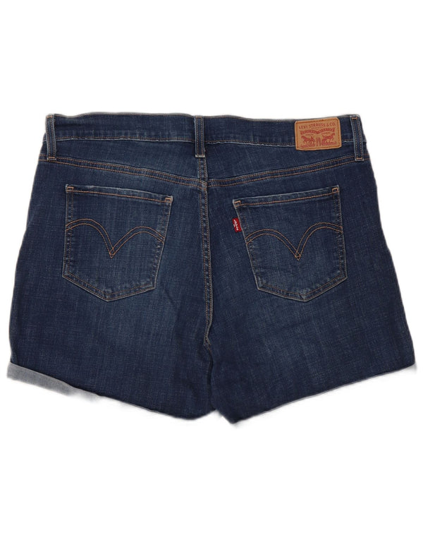LEVI'S Womens Denim Shorts W32 Large Blue Cotton