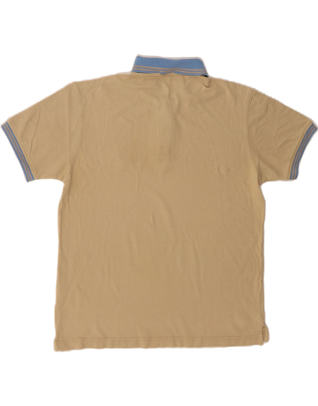 AVIREX Mens Polo Shirt Medium Beige Colourblock Cotton Vintage Avirex and Second-Hand Avirex from Messina Hembry 