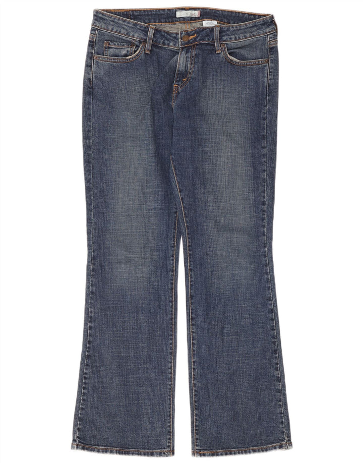 Levi's Womens 545 Low Bootcut Jeans US 12 Large W34 L31 Blue Cotton