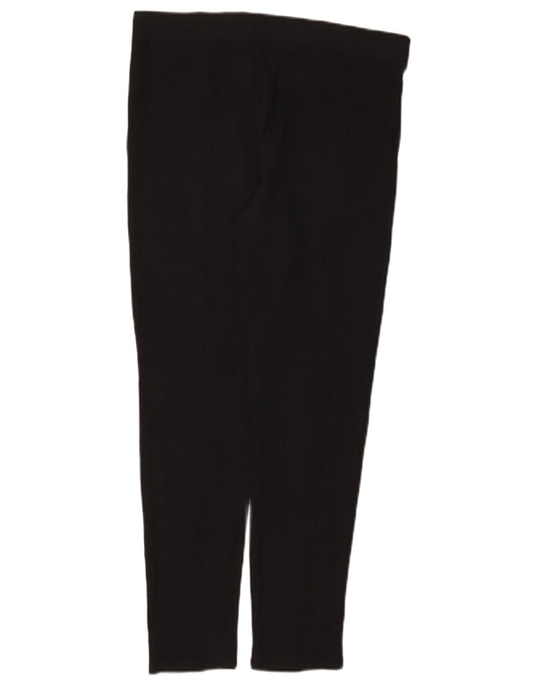 Marks & Spencer Womens Slim Casual Trousers UK 10 Small W30 L26 Black