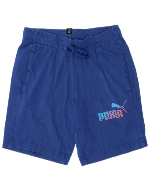 PUMA Boys Sport Shorts 7-8 Years Blue
