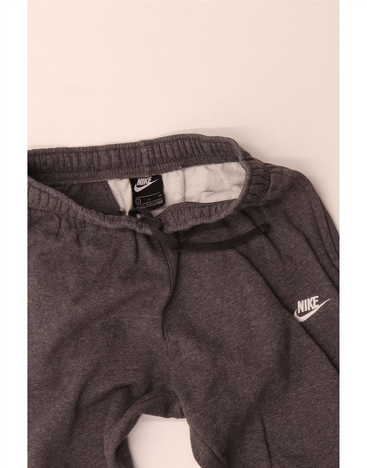 Nike Mens Tracksuit Trousers Joggers Small Grey Cotton