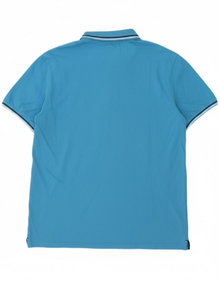 CHAMPION Mens Authentic Polo Shirt XL Blue