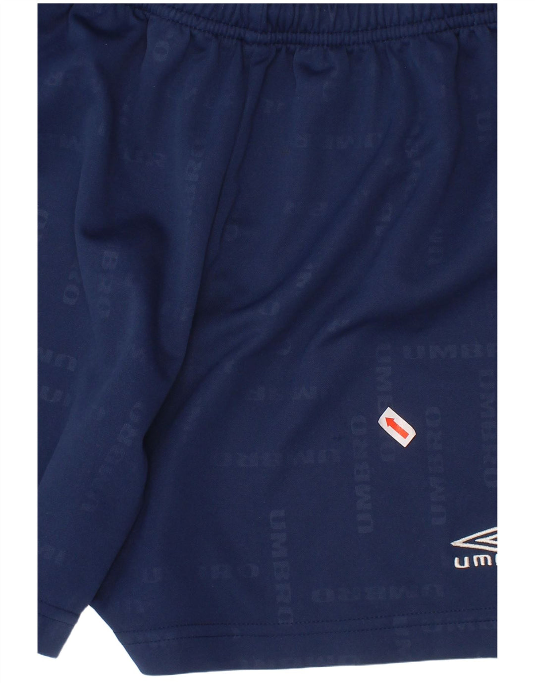 UMBRO Boys Graphic Sport Shorts 13-14 Years Navy Blue Polyester