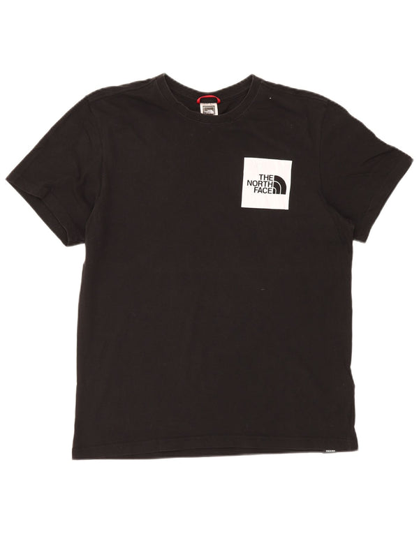 The North Face Mens T-Shirt Top Medium Black Cotton
