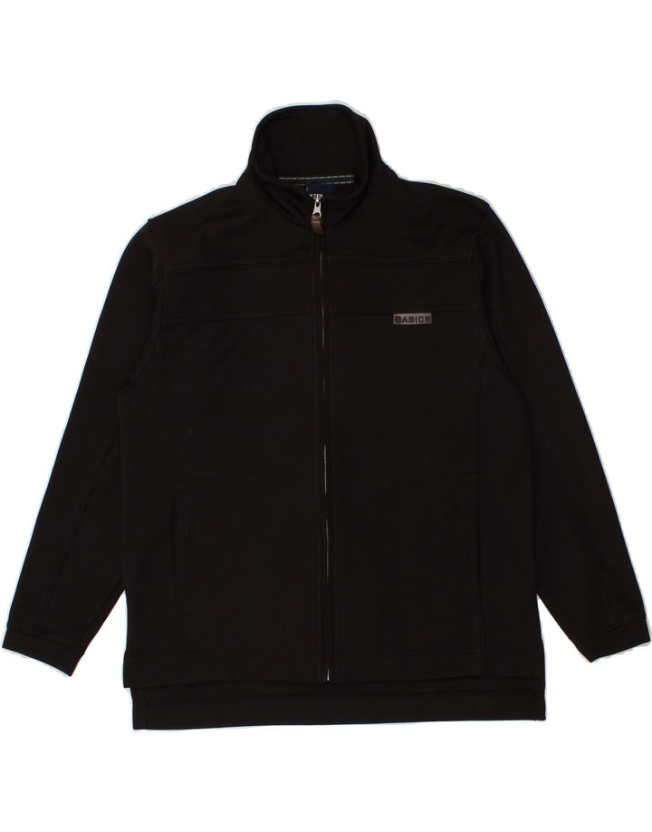 ASICS Womens Oversized Tracksuit Top Jacket UK 10 Small Black Polyester Vintage Asics and Second-Hand Asics from Messina Hembry 
