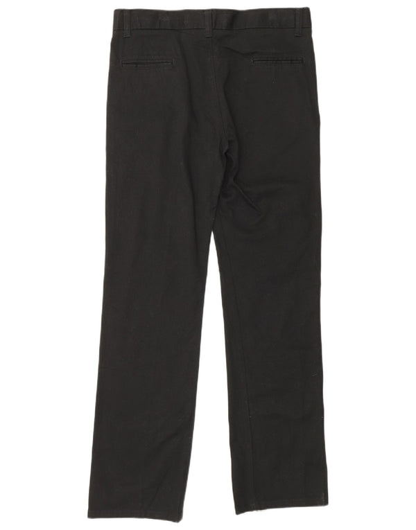 CHAPS Boys Regular Fit Chino Trousers 15-16 Years W29 L30 Black Cotton