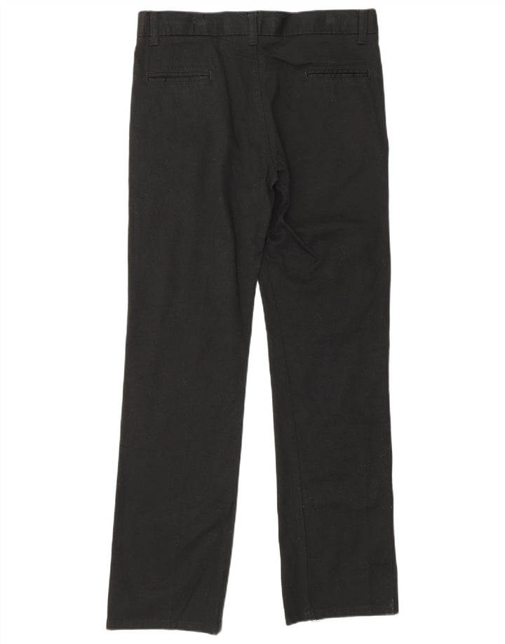 CHAPS Boys Regular Fit Chino Trousers 15-16 Years W29 L30 Black Cotton