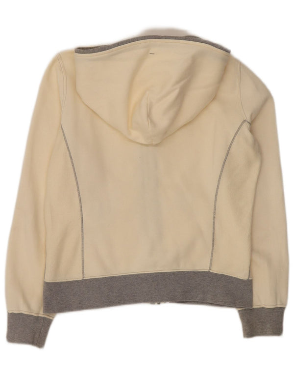 Champion Womens Heritage Classics Zip Hoodie Sweater UK 10 Small Yellow