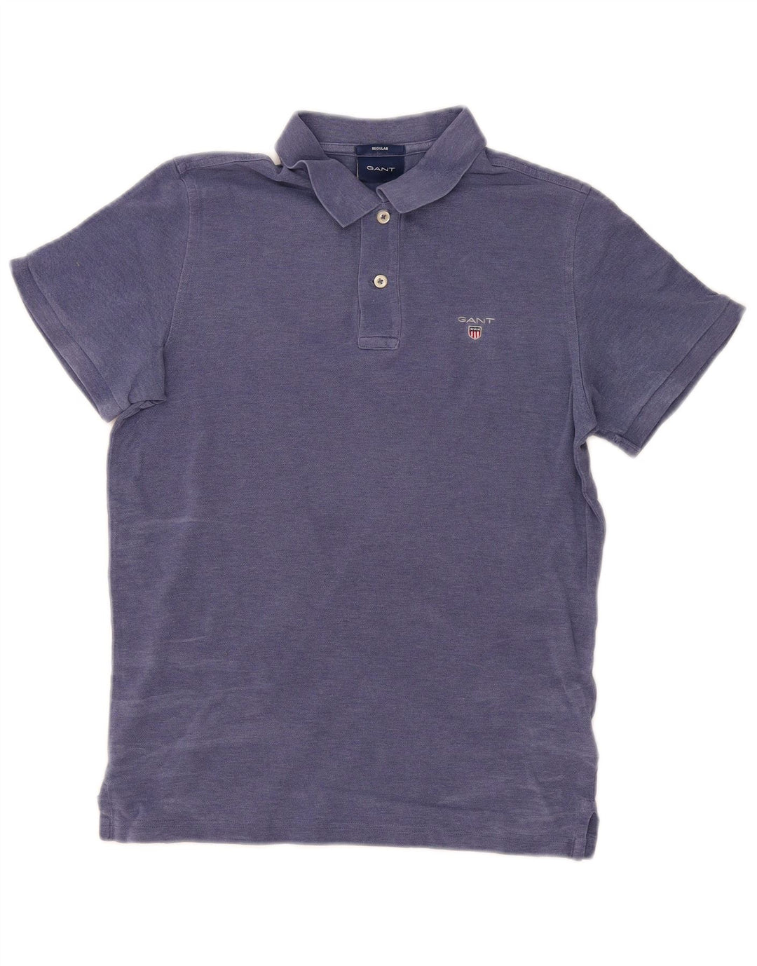 Gant Mens Regular Fit Polo Shirt Small Blue