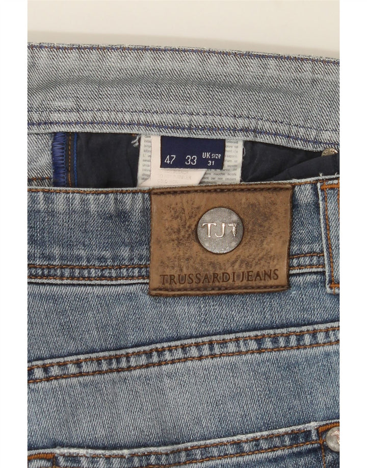 TRUSSARDI Mens Slim Jeans W31 L33 Blue Cotton Vintage Trussardi and Second-Hand Trussardi from Messina Hembry 