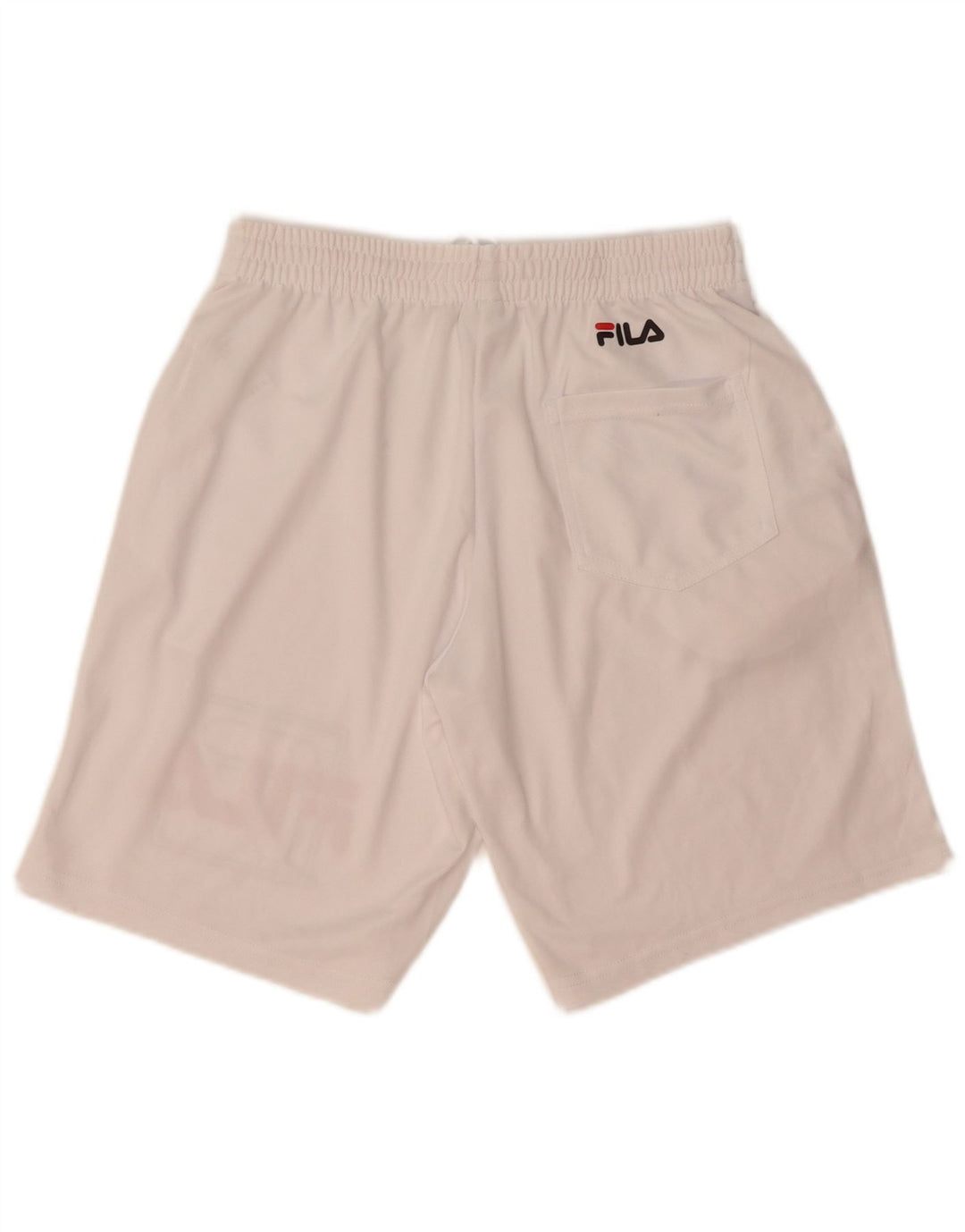 Fila Mens Graphic Sport Shorts XS  White Polyester