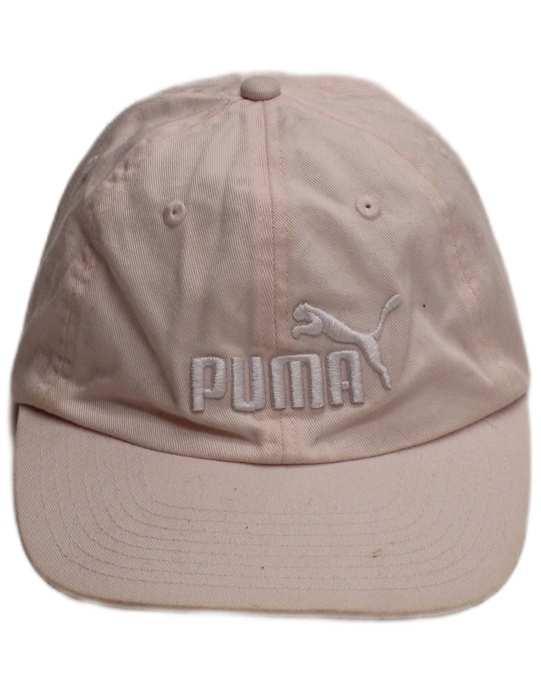 PUMA Womens Graphic Baseball Cap One Size Pink Cotton