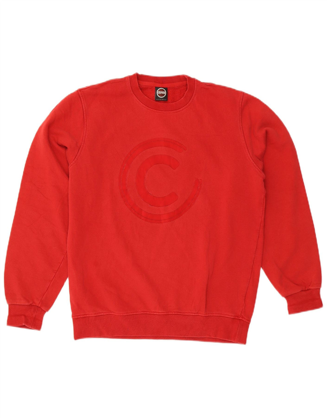 Colmar Mens Graphic Sweatshirt Jumper Large Red Cotton