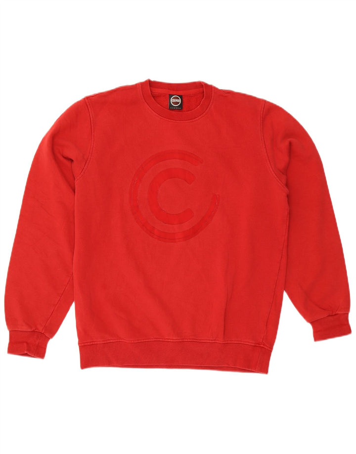 Colmar Mens Graphic Sweatshirt Jumper Large Red Cotton