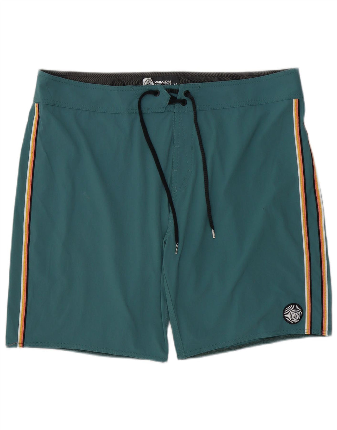 Volcom Mens Swimming Shorts XL  Green Striped