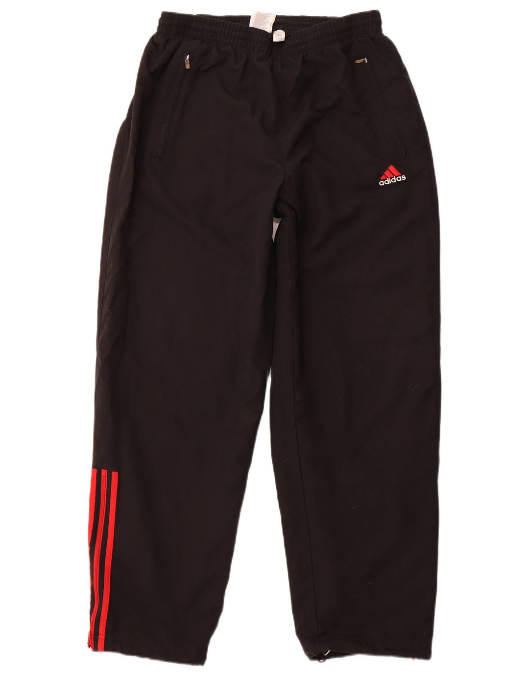 ADIDAS Mens Tracksuit Trousers Joggers UK 42/44 Large Black Polyester