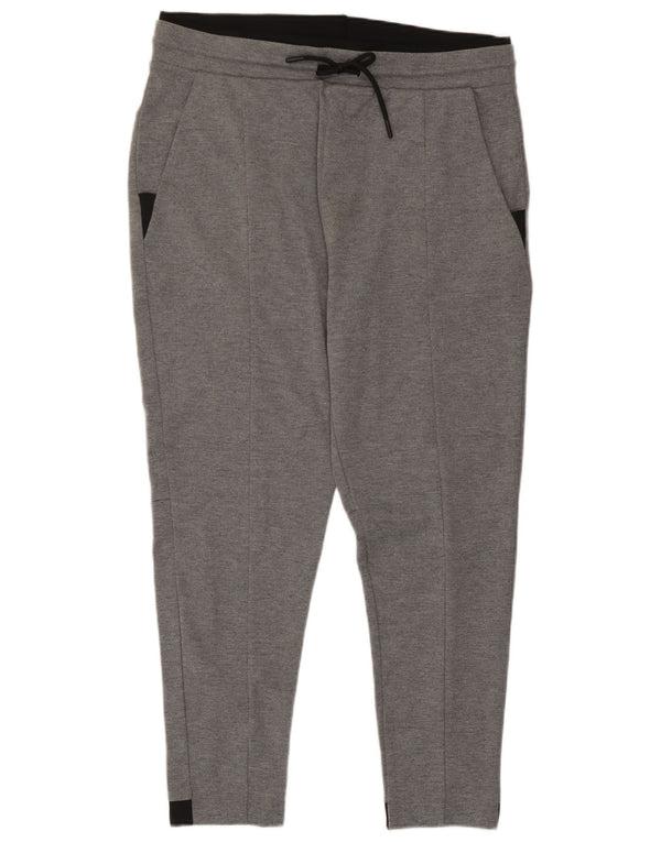 Zara Womens Tracksuit Trousers UK 18 XL Grey Colourblock Polyester