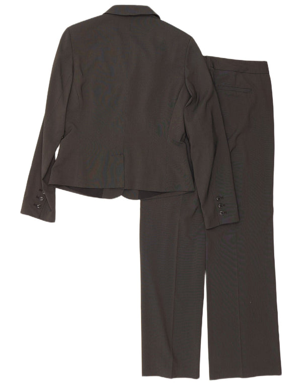 Mexx Womens 2 Button 2 Piece Suit UK 12 Medium W30 L33 Grey Pinstripe