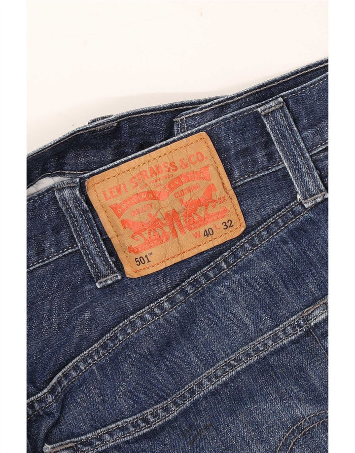 Levi's Mens Straight Jeans W40 L32 Blue Classic
