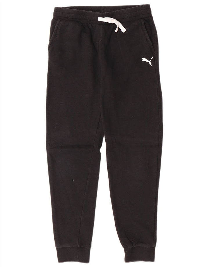 Puma Girls Tracksuit Trousers Joggers 14-15 Years XL Black